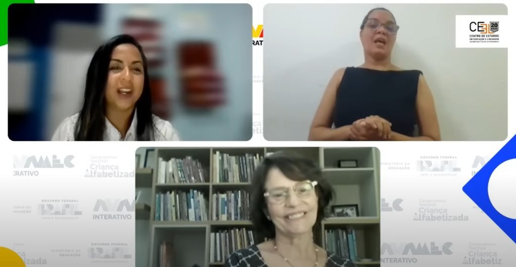 Professora do Ceale participa de live da UFPE sobre a construção da escrita na educação infantil