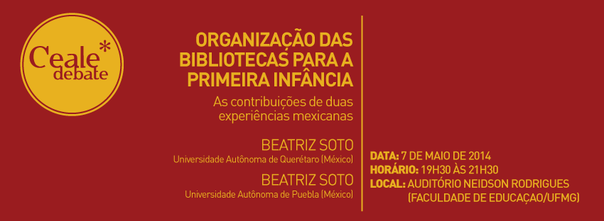Ceale Debate de maio coloca em discussão as bibliotecas infantis