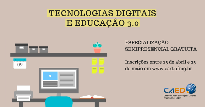 UFMG oferece especialização em tecnologias digitais para uso na educação
