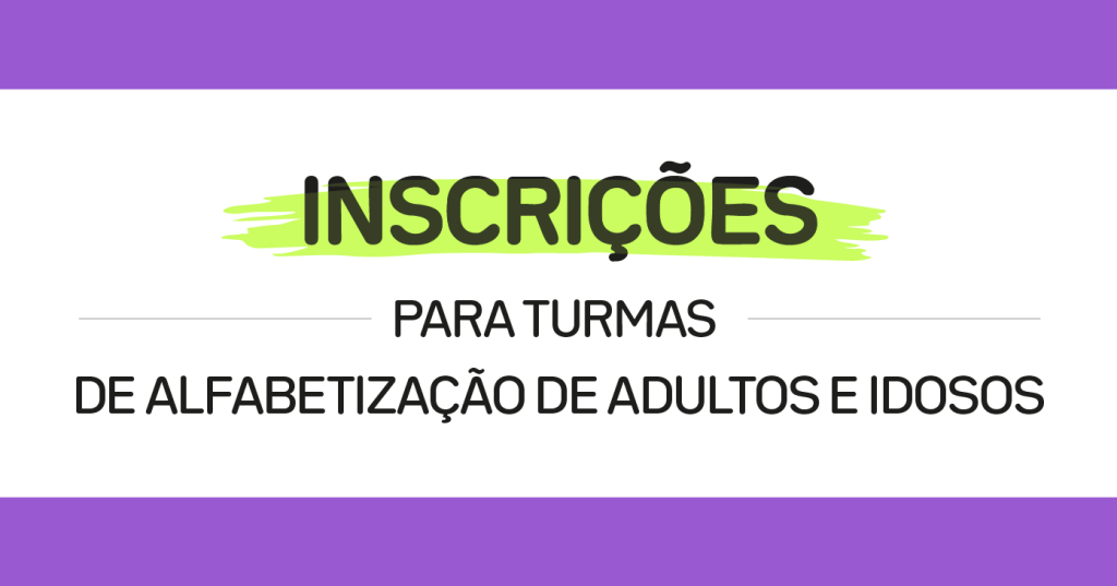 Inscrições para turmas do Proef-1 estão abertas