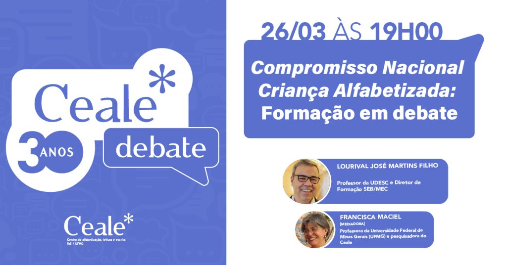Primeiro Ceale Debate do ano recebe Diretor de Formação da Secretaria de Educação Básica do MEC