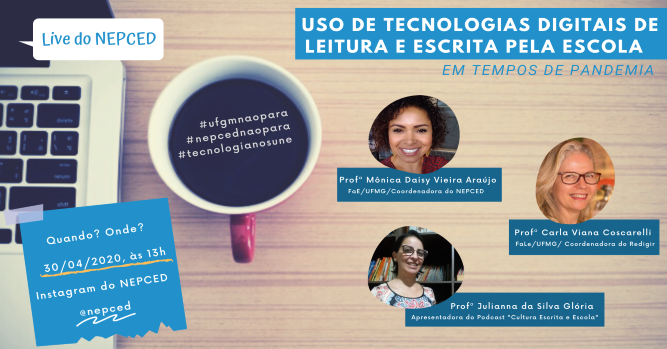 NEPCED fará live nesta quinta