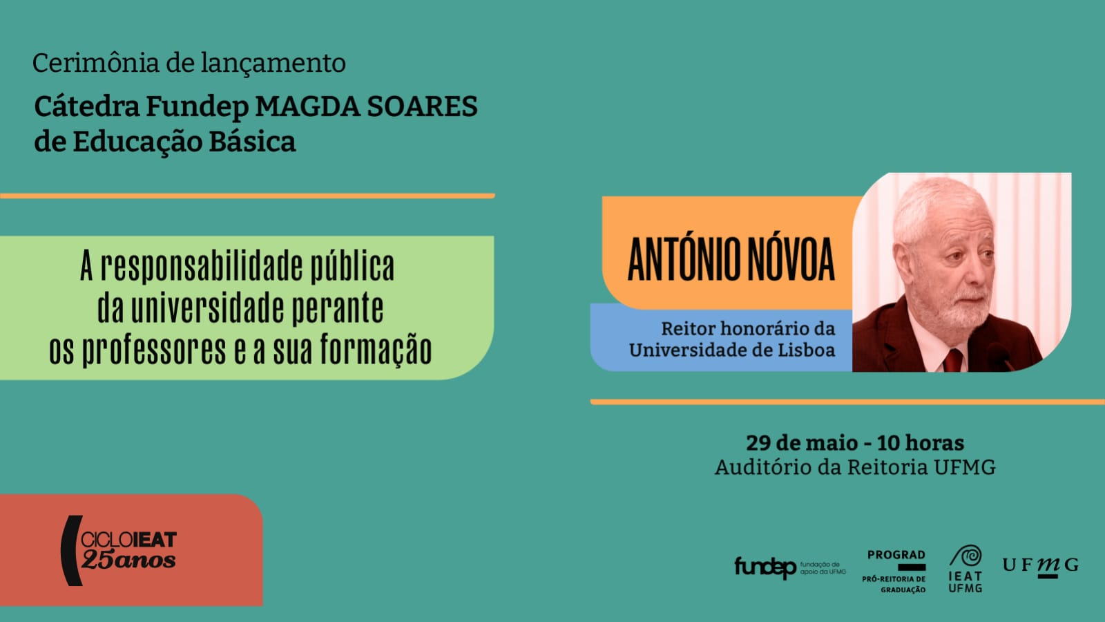 IEAT cria Cátedra Magda Soares de Educação Básica