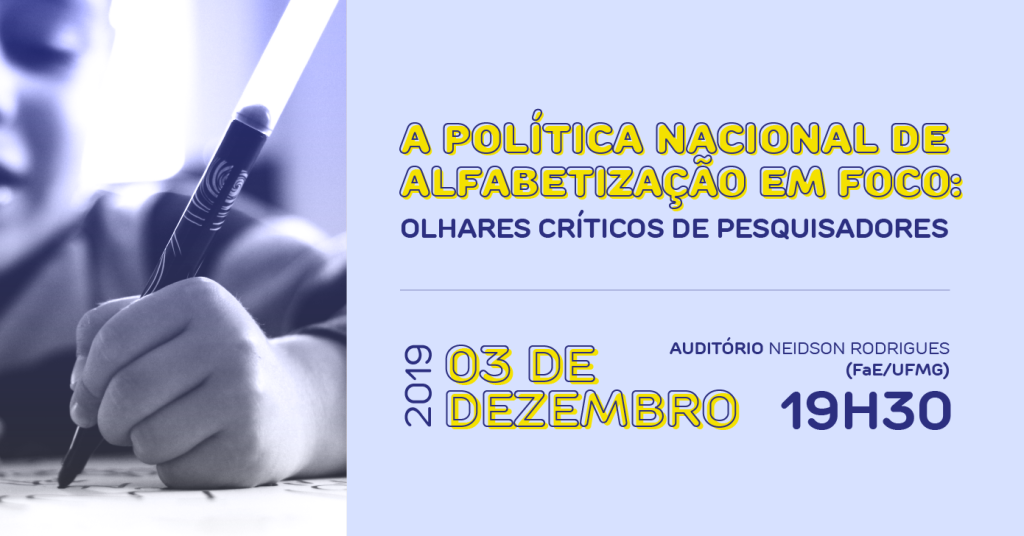 II Fórum Mineiro de Alfabetização e Ceale Debate discutem Política Nacional de Alfabetização